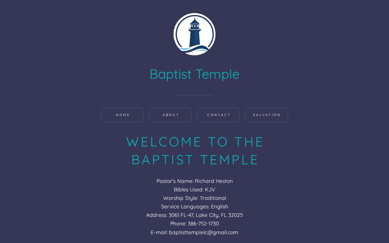 Lake City Baptist Temple 1